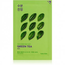 Holika Holika Pure Essence Green Tea живильна тканинна маска для чутливої шкіри та шкіри схильної до почервонінь 2