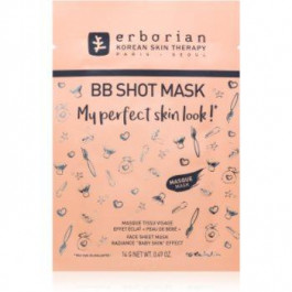 Erborian BB Shot Mask тканинна маска для обличчя з роз'яснюючим ефектом  14 гр