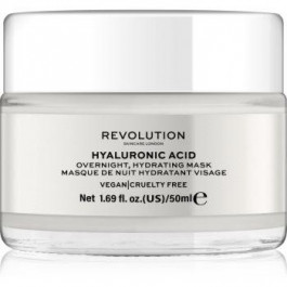   Revolution Skincare Hyaluronic Acid зволожуюча нічна  маска для обличчя  50 мл