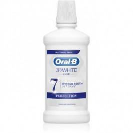 Oral-B 3D White Luxe рідина для полоскання ротової порожнини з відбілюючим ефектом 500 мл