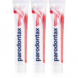 Parodontax Classic зубна паста проти кровоточивості ясен без фтору 3x75 мл