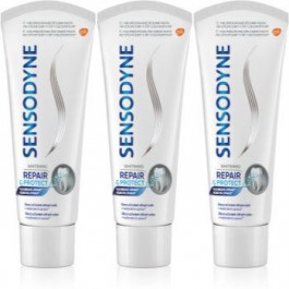   Sensodyne Repair & Protect Whitening відбілююча зубна паста для чутливих зубів 3x75 мл