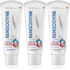 Sensodyne Sensitivity & Gum Whitening відбілююча зубна паста для захисту зубів та ясен 3x75 мл - зображення 1