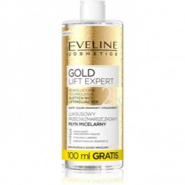 Eveline Gold Lift Expert очищаюча міцелярна вода для зрілої шкіри  500 мл