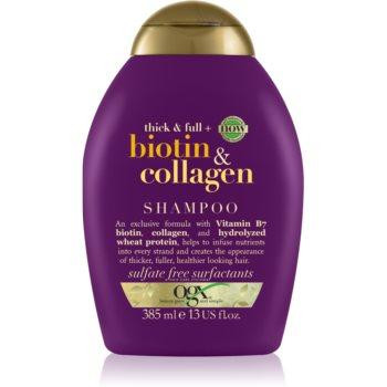 Ogx Biotin & Collagen  шампунь для збільшення густоти волосся для об’єму волосся 385 мл - зображення 1