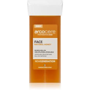 Arcocere Professional Wax Face Natural Honey віск для видалення волосся для обличчя  наповнення 100 мл - зображення 1