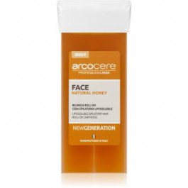Arcocere Professional Wax Face Natural Honey віск для видалення волосся для обличчя  наповнення 100 мл