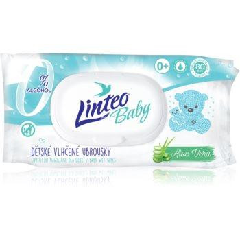 Linteo Baby Pure & Fresh дитячі вологі серветки з алое вера 80 кс - зображення 1