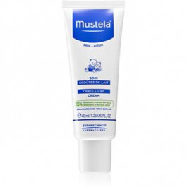   Mustela Bebe крем для дітей проти шелушіння на шкірі голови 40 мл