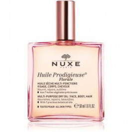Nuxe Huile Prodigieuse Florale мультифункціональна суха олійка для обличчя, тіла та волосся 50 мл