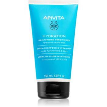 Apivita Holistic Hair Care Hyaluronic Acid & Aloe зволожуючий кондиціонер для всіх типів волосся 150 мл - зображення 1