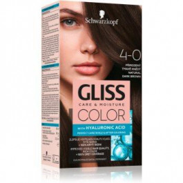   Schwarzkopf Gliss Color фарба для волосся відтінок 4-0 Natural Dark Brown