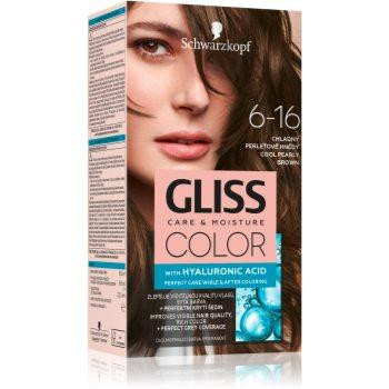 Schwarzkopf Gliss Color фарба для волосся відтінок 6-16 Cool Pearly Brown - зображення 1