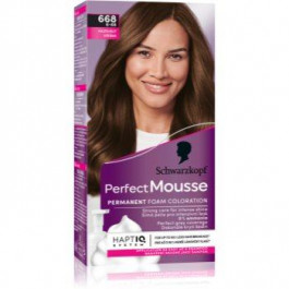 Schwarzkopf Perfect Mousse перманентна фарба для волосся відтінок 668 Hazelnut