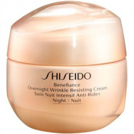 Shiseido Benefiance Overnight Wrinkle Resist Cream нічний крем проти зморшок  50 мл