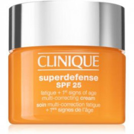 CLINIQUE Superdefense SPF 25 крем проти перших ознак старіння для комбінованої та жирної шкіри SPF 25 50 мл