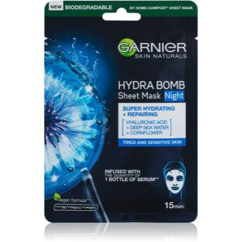 Garnier Skin Naturals Hydra Bomb поживна косметична марлева маска нічна 28 гр - зображення 1