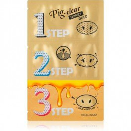 Holika Holika Pig Nose Honey Gold очищуючий пластир для забитих пор на носі