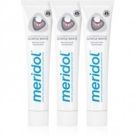 Meridol Gentle White зубна паста проти кровоточивості ясен та пародонтозу 3 x 75 мл