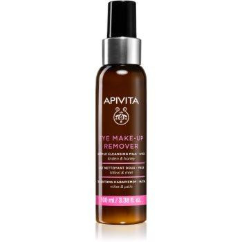 Apivita Cleansing Honey & Tilia засіб для зняття макіяжу з очей 100 мл - зображення 1