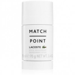 LACOSTE Match Point дезодорант-стік для чоловіків 75 мл