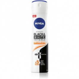 Nivea Invisible Black & White Ultimate Impact антиперспірант спрей 48 годин 150 мл