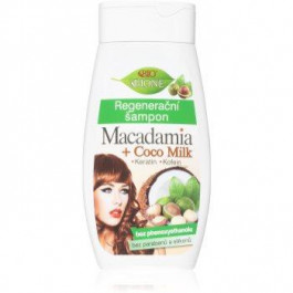 Bione Cosmetics Macadamia + Coco Milk відновлюючий шампунь 260 мл
