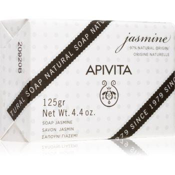 Apivita Natural Soap Jasmine очисне тверде мило 125 гр - зображення 1