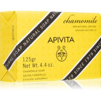 Apivita Natural Soap Chamomile очисне тверде мило 125 гр - зображення 1