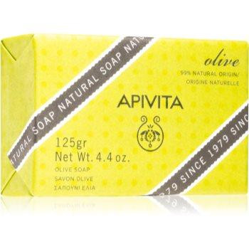 Apivita Natural Soap Olive очисне тверде мило 125 гр - зображення 1