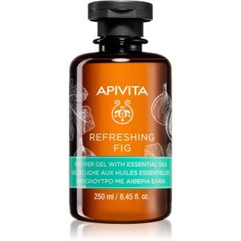 Apivita Refreshing Fig освіжаючий гель для душа з есенціальними маслами 250 мл - зображення 1