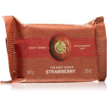 The Body Shop Strawberry натуральне тверде мило 100 гр - зображення 1