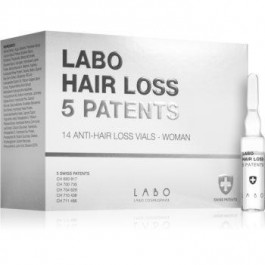 Labo 5 Patents інтенсивний догляд проти випадіння волосся для жінок 14x3,5 мл