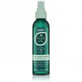 Hask Tea Tree Oil & Rosemary незмивний спрей для сухої шкіри голови зі свербінням 175 мл