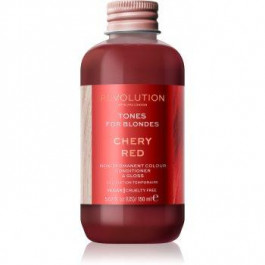 Revolution Haircare Tones For Blondes тональний бальзам для освітленого волосся відтінок Cherry Red 150 мл