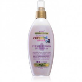 Ogx Coconut Miracle Oil лак для волосся з м'якою фіксацією без аерозолю 177 мл