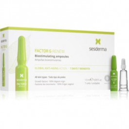 SeSDerma Factor G Renew відновлююча сироватка для омолодження шкіри 7 x 1,5 мл