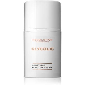 Revolution Skincare Glycolic Acid Glow освітлювальний і відновлювальний нічний крем 50 мл - зображення 1