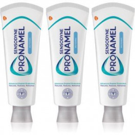 Sensodyne Pro-Namel Whitening відбілююча зубна паста для чутливих зубів 3x75 мл