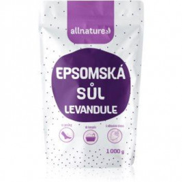 Allnature Epsom salt Lavender сіль для ванни 1000 гр