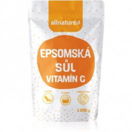 Allnature Epsom salt Vitamin C сіль для ванни 1000 гр