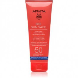 Apivita Bee Sun Safe молочко для засмаги для шкіри обличчя та тіла SPF 50 200 мл