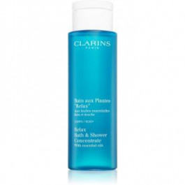 Clarins Relax Bath & Shower Concentrate заспокоюючий гель для ванни і душа з есенціальними маслами 200 мл