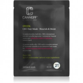 Canneff Green CBD Hair Mask відновлююча та зволожуюча маска для волосся 25 мл