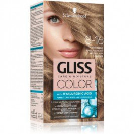 Schwarzkopf Gliss Color перманентна фарба для волосся відтінок 8-16 Natural Ash Blonde
