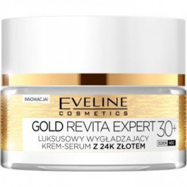 Eveline Gold Revita Expert зміцнюючий та розгладжуючий крем з екстрактом золота 30+ 50 мл