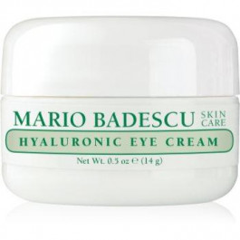Mario Badescu Hyaluronic Eye Cream зволожуючий та розгладжуючий крем для шкіри навколо очей з гіалуроновою кислото