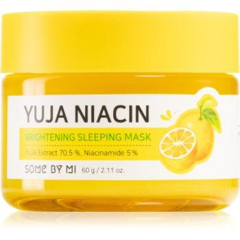 Some By Mi Yuja Niacin Brightening освітлююча нічна маска 60 гр - зображення 1