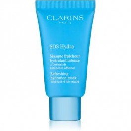   Clarins SOS Hydra Refreshing Hydration Mask освіжаюча зволожуюча маска 75 мл