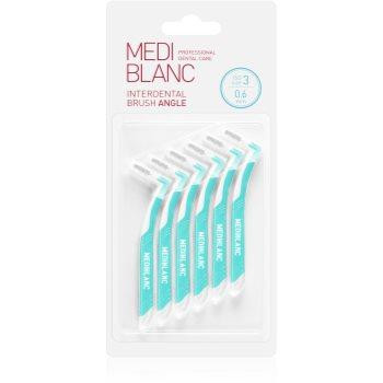 MEDIBLANC Interdental Pick-brush Angle міжзубна щітка 6 штук 0,6 mm Blue 6 кс - зображення 1